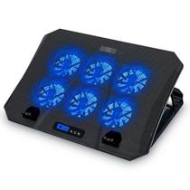 Suporte para Notebook Maxprint Popmax High, 5x Ajustes, 6x Fans, 2x USB, Até 15.6, Preto - 60000119