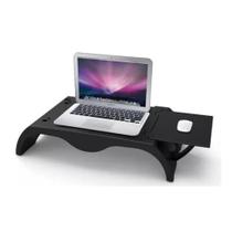 Suporte Para Notebook Mobile Comfortable Bright Preto AC587 Antiderrapante Confortável Ergonômico