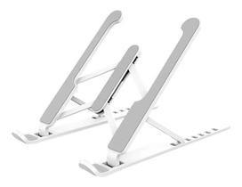 Suporte para Notebook Universal, dobrável com Regulagem de Altura Branco - Kapbom