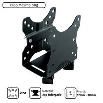Suporte para NUC, THIN Client, Liva e Mini PC Suspenso Multifuncional Universal PLMSC01