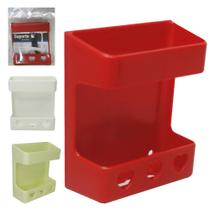 Suporte para objetos de parede de plastico multiuso autoadesivo 9,5x8,4x3,5cm