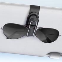 Suporte para Óculos de Sol para Carro Veharvim com Almofada de Silicone e Operação com Uma Mão Suporte para Óculos de Sol para Carro Veharvim com Almofada de Silicone e Operação com Uma Mão