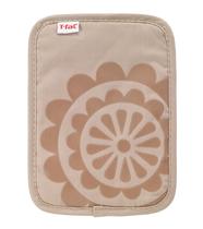 Suporte para panelas T-Fal, sarja de algodão, alça de silicone, 23x17 cm Suporte para panelas T-Fal, sarja de algodão, alça de silicone, 23x17 cm