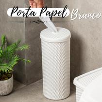 Suporte Para Papel Higiênico de Chão Linha Línea de Plástico Até 3 Rolos de Papel - Paramount