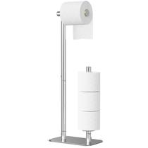 Suporte para papel higiênico Kitsure Rustproof 62x24x14 cm Prateado