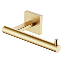 Suporte para papel higiênico KOKOSIRI B2005BG em aço dourado escovado