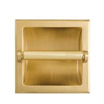 Suporte para papel higiênico SENTO Recessed Gold Satin Brass Suporte para papel higiênico SENTO Recessed Gold Satin Brass