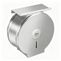 Suporte para Papel Higiênico TOBEFORT Jumbo para Rolo de 23 cm com Trava Suporte para Papel Higiênico TOBEFORT Jumbo para Rolo de 23 cm com Trava