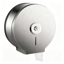 Suporte para Papel Higiênico TOBEFORT Jumbo para Rolo de 23cm com Trava Suporte para Papel Higiênico TOBEFORT Jumbo para Rolo de 23cm com Trava
