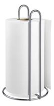 Suporte para Papel Toalha de Bancada Aço Cromado Porta Rolo Cozinha Base Estável e Resistente