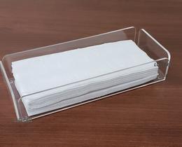 Suporte para papel toalha lavabo de acrílico