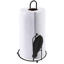 Suporte Para Papel Toalha Para Mesa Cozinha Em Inox Design Luxo Premium 30x15cm