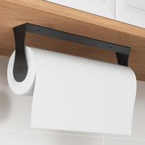 Suporte para Papel Toalha PAROTO de Aço Inoxidável para Parede Preto Suporte para Papel Toalha PAROTO de Aço Inoxidável para Parede Preto
