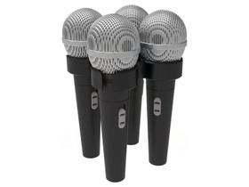 Suporte Para Pedestal Compativel Para 4 Microfones Musica - ARTBOX3D