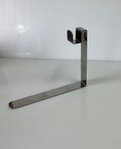 Suporte para pegador em inox -Buffet-kit com 4 Suportes -Alt. 19cm (NÃO ESTÁ INCLUSO O PEGADOR)