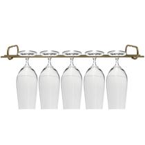 Suporte Para Pendurar Taças 42cm Organizador Porta Taças Suspenso Dourado