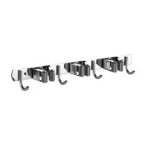 Suporte Para Pendurar Vassoura Com 4 Gancho Em Aço Inox Suporte Para Pendurar Vassoura Com 4 Gancho Em Aço Inox