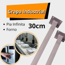 Suporte Para Pia De Parafusar 30cm 2un Grapa Granito Bancada Suporte Para Pia De Parafusar 30cm 2un Grapa Granito Bancada