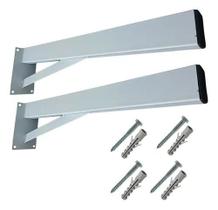 Suporte Para Pia Reforçado Ferro Mão Francesa 50cm Grapa Par Suporte Para Pia Reforçado Ferro Mão Francesa 50cm Grapa Par