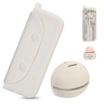 Suporte para pincel de maquiagem e estojo de esponja de beleza COOL-ANGLE