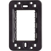 Suporte para Placa 4x2 Liz e Giz para Acabamento de Instalações Elétricas com Encaixe Frontal Suporte para Placa 4x2 Liz e Giz para Acabamento de Instalações Elétricas com Encaixe Frontal