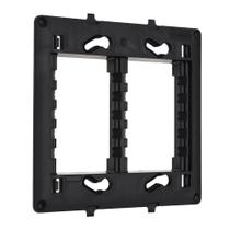 Suporte Para Placa Modular Pial Plus+ 4X4 - 6 Modulos Horizontais - 612124Nt