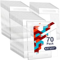 Suporte para Placas Kigley Kit com 70 Peças Acrílico Transparente 22x28 cm Suporte para Placas Kigley Kit com 70 Peças Acrílico Transparente 22x28 cm