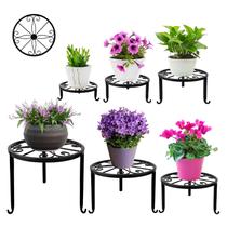 Suporte para Plantas Acteomsly Kit com 6 Peças em Metal Antiferrugem para Uso Externo Suporte para Plantas Acteomsly Kit com 6 Peças em Metal Antiferrugem para Uso Externo
