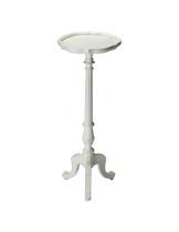 Suporte para plantas com pedestal Offex Chatsworth Cottage branco 36,5 cm
