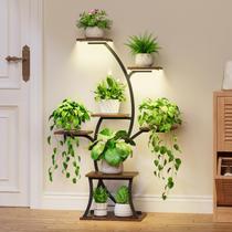 Suporte para plantas de interior BEVAURORA com luzes de cultivo de 7 camadas de metal