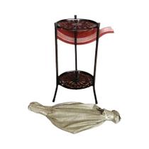 Suporte Para Plantas De Metal Alto De 2 Níveis 1 Pacote Decoração Para Casa Interna E Externa