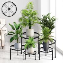 Suporte para plantas de metal, pacote com 5 unidades CADANI Heavy Duty Antiferrugem Suporte para plantas de metal, pacote com 5 unidades CADANI Heavy Duty Antiferrugem