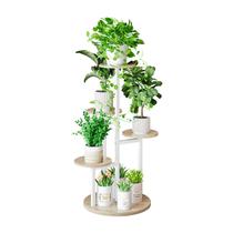 Suporte para Plantas INGIORDAR de Canto com 5 Níveis para Uso Interno e Externo Suporte para Plantas INGIORDAR de Canto com 5 Níveis para Uso Interno e Externo