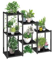 Suporte para Plantas Simple Trending de Metal Impermeável com 7 Níveis