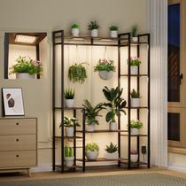 Suporte para Plantas TQFLXUJO de 11 Níveis, 157 cm, com Luzes de Cultivo Suporte para Plantas TQFLXUJO de 11 Níveis, 157 cm, com Luzes de Cultivo