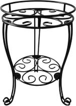 Suporte para plantas TREEZITEK em metal, 30 cm de diâmetro, 48 cm de altura Suporte para plantas TREEZITEK em metal, 30 cm de diâmetro, 48 cm de altura