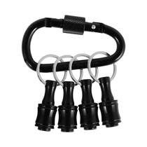 Suporte Para Pontas De Chave De Fenda Com Haste Hexagonal De 1/4" Com Mosquetão, Barra De Extensão Suporte Para Pontas De Chave De Fenda Com Haste Hexagonal De 1/4" Com Mosquetão, Barra De Extensão