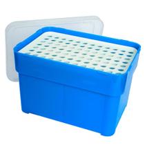 Suporte para Ponteiras Eppendorf 0-200 ul (FIRSTLAB) - Rack Vazio para 96 peças