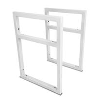 Suporte para Prateleira Design Industrial Milazzo Kit c/ 2 Branco