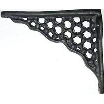 Suporte para prateleira em ferro fundido 12x16cm - Kit com 2 unidades Suporte para prateleira em ferro fundido 12x16cm - Kit com 2 unidades