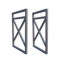 Suporte Para Prateleira Estilo Industrial 02 Un. Cinza