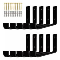 Suporte Para Prateleira Mão Francesa 30 Cm Ferro 10 Peças