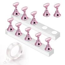 Suporte para Prática de Unhas Makartt com Fita Adesiva