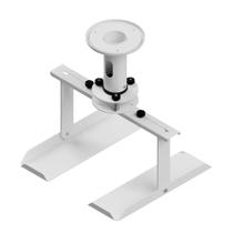 Suporte para projetor de teto com inclinação peso de 15 kg possui bandeja como apoio