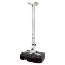 Suporte Para Projetor De Teto Ou Parede Com Extensão Branco Resistente Até 10kg Inclinável Rotativo SBRP756B Brasforma