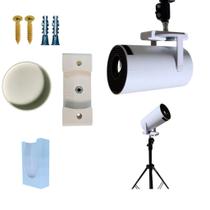 Suporte para Projetor HY 300 - Kit completo com tampão e Suporte de controle - Branco