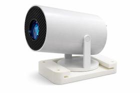 Suporte para projetor magcubic hy300 reforçado base 100mm - branco Suporte para projetor magcubic hy300 reforçado base 100mm - branco