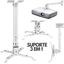 Suporte para Projetores Multimídia Teto ou Parede c/ Garra Regulagem 65cm 25kg - SPX-PJ4365T Suporte para Projetores Multimídia Teto ou Parede c/ Garra Regulagem 65cm 25kg - SPX-PJ4365T
