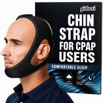 Suporte para Queixo PIDOTI para Usuários de CPAP Preto P-M Suporte para Queixo PIDOTI para Usuários de CPAP Preto P-M