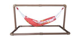 Suporte para Rede pet rede de dormir Pequena e Média gato cachorro e outros animais Suporte para Rede pet rede de dormir Pequena e Média gato cachorro e outros animais